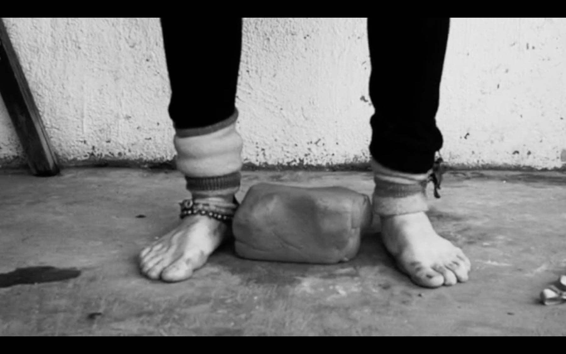 Feet Kneaded, clay action by Emily C-D, 2022.