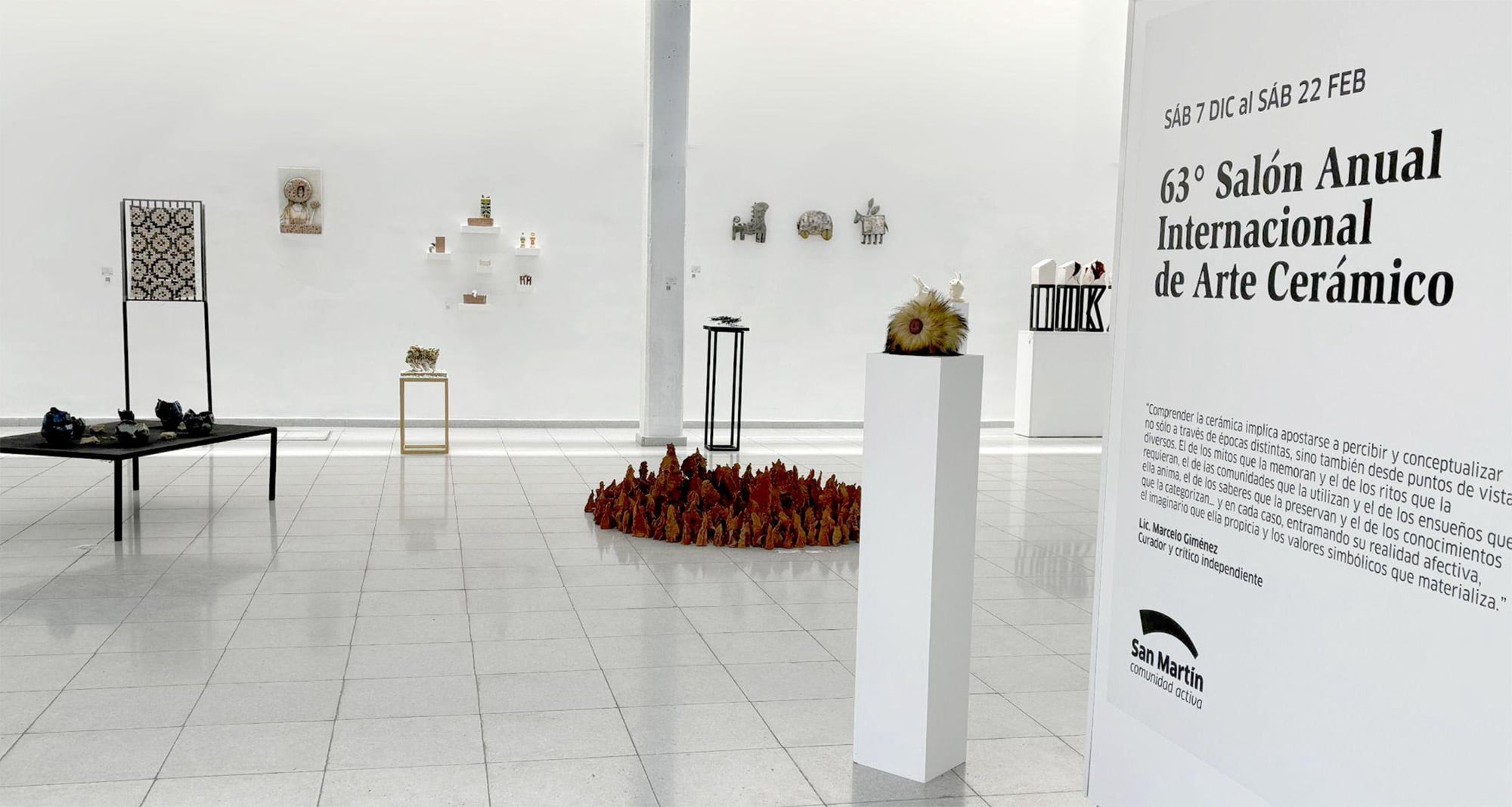 63rd Annual International Ceramic Art Salon curated by CAAC, Buenos Aires, AR, 2024.