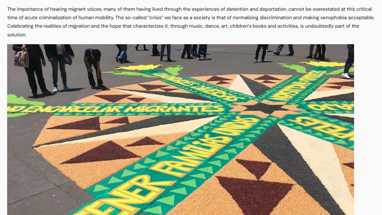 Solidarity Calls for Ending Immigration Detention, Florecer 