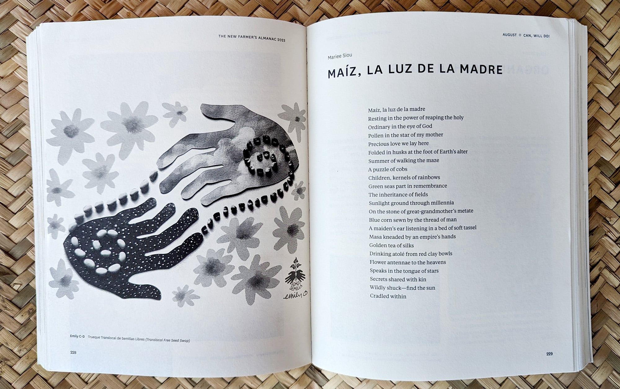 Illustration in The New Farmer’s Almanac Vol. VI by Emily C-D 