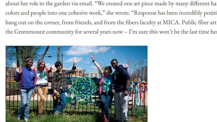 The Deutsch Foundation Blog: Gardens are making ‘Greater Greenmount’ that much greater