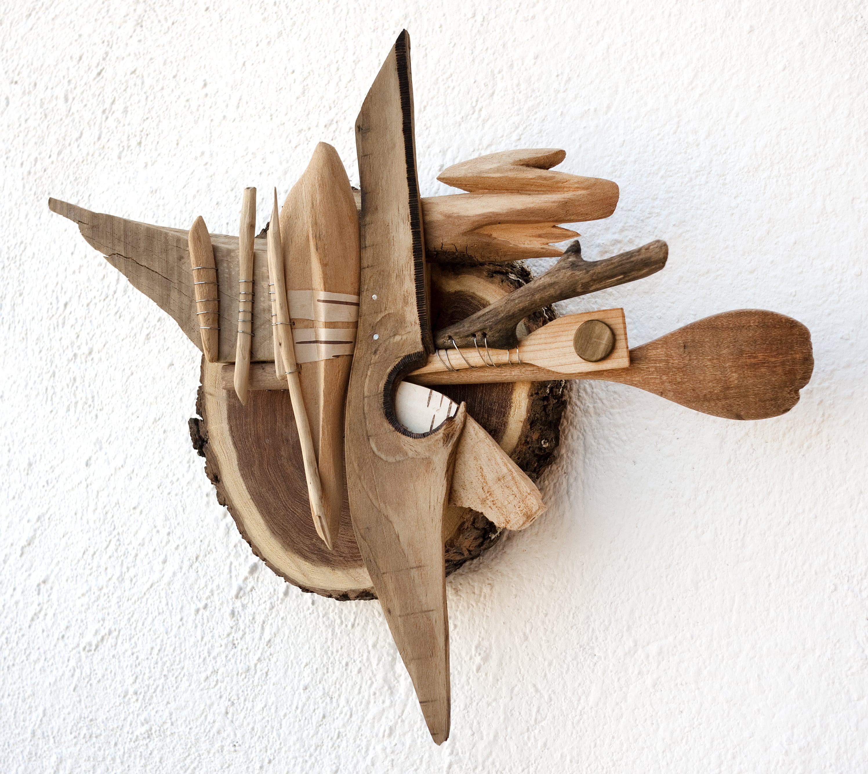 Intersection, from the Tree Time sculpture series by Emily C-D.