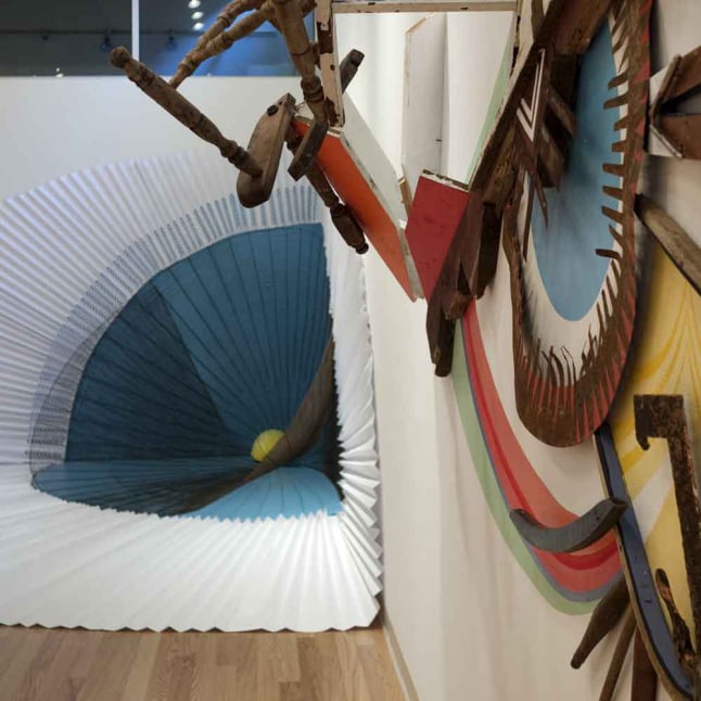 Intervenida solo exhibit by Emily C-D at Julio Fine Arts Gallery at Loyola University, Baltimore, MD.