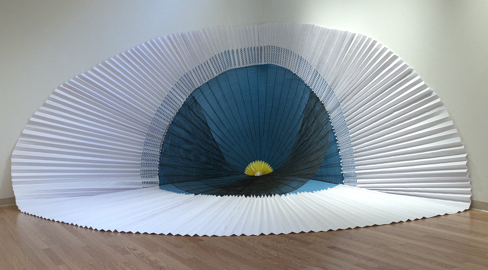 Resplandor in the solo exhibit Intervenida by Emily C-D at Julio Fine Arts Gallery at Loyola University, Baltimore, MD, 2012.