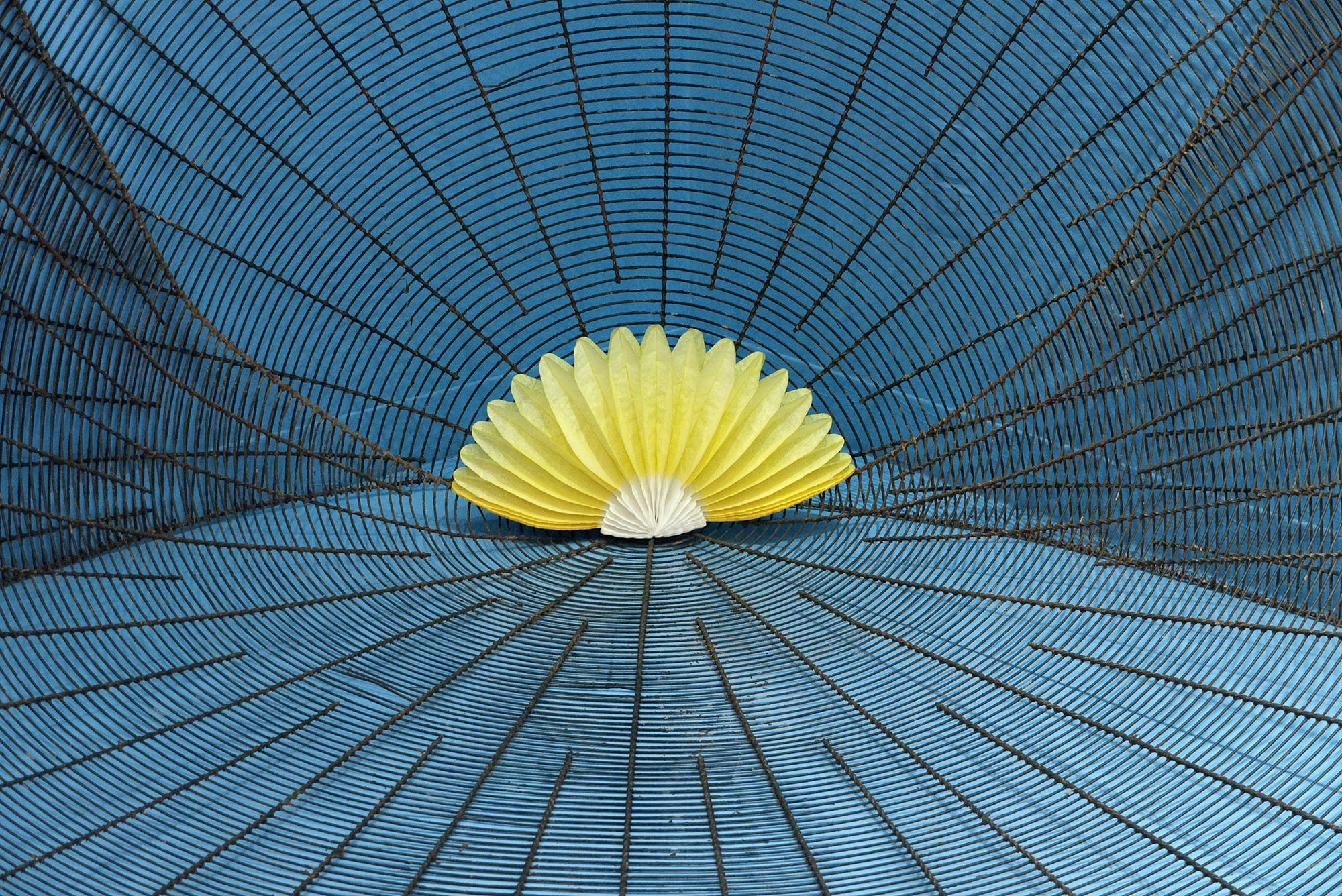 Resplandor detail in the solo exhibit Intervenida by Emily C-D at Julio Fine Arts Gallery at Loyola University, Baltimore, MD, 2012.