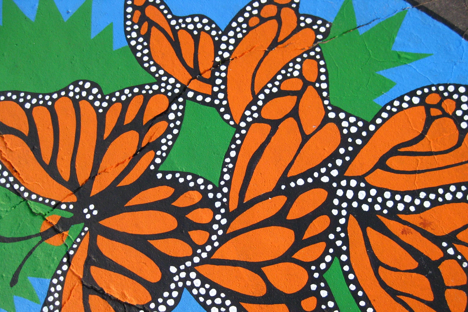 Community Lot mural by Emily C-D, Baltimore, MD, 2008-09.