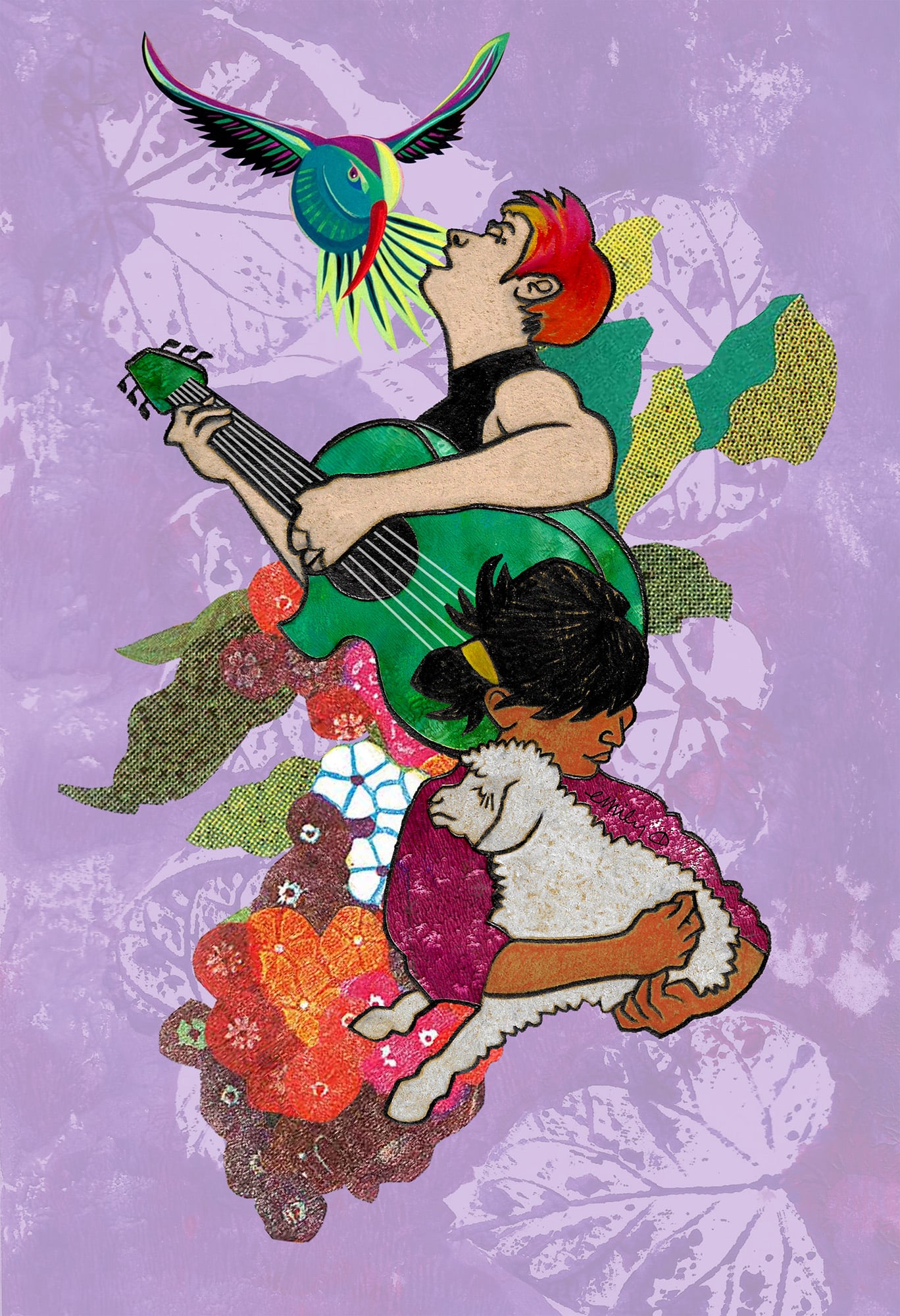 Nonviolent Revolution illustration for +Peace by Emily C-D 