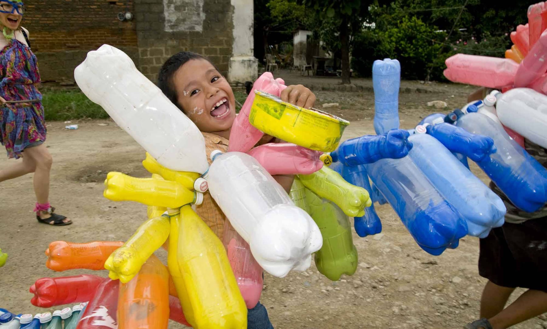 River for a Thousand Years, action by Emily C-D during her residency at Gubidxa Gallery, Oaxaca, MX, 2011