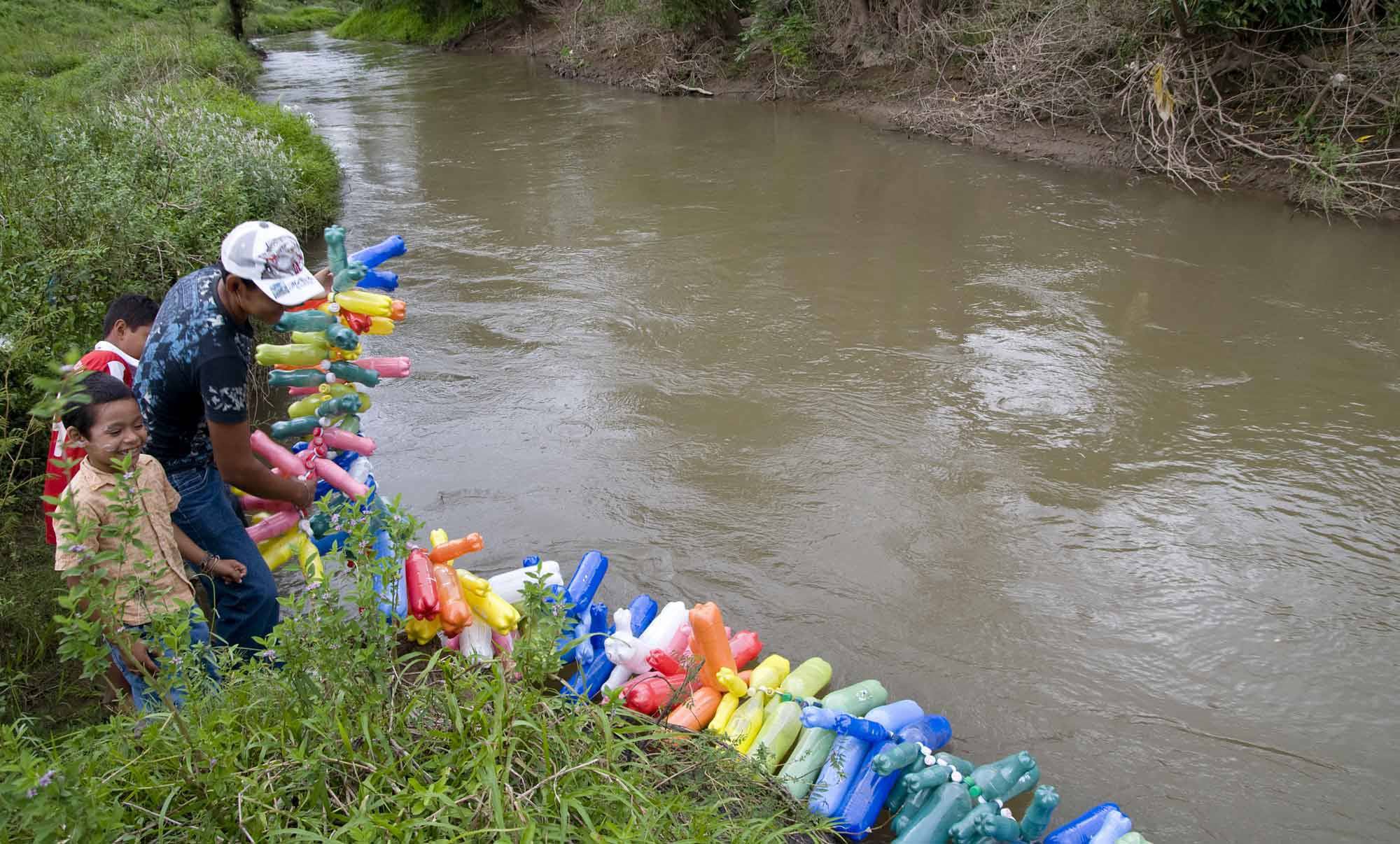 River for a Thousand Years, action by Emily C-D during her residency at Gubidxa Gallery, Oaxaca, MX, 2011