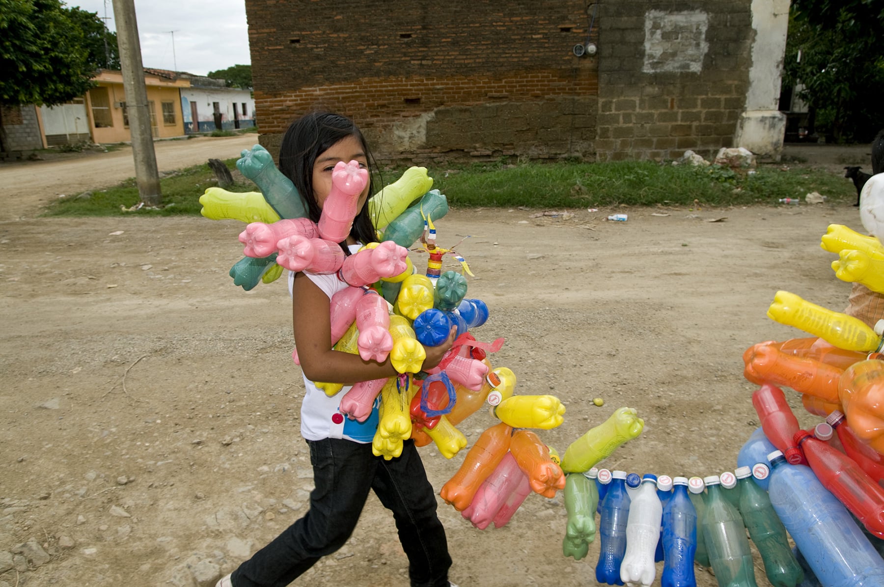 River for a Thousand Years, action by Emily C-D during her residency at Gubidxa Gallery, Oaxaca, MX, 2011