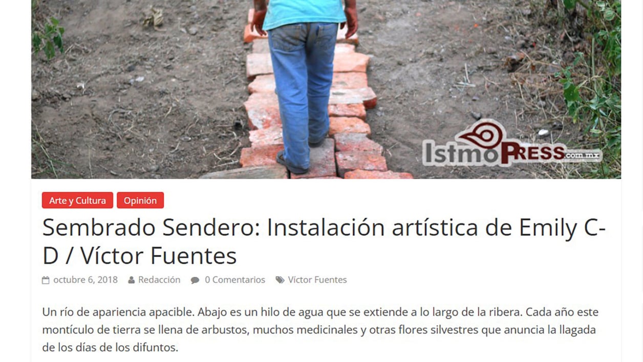 Sembrando Sendero by Emily C-D in the Istmo Press