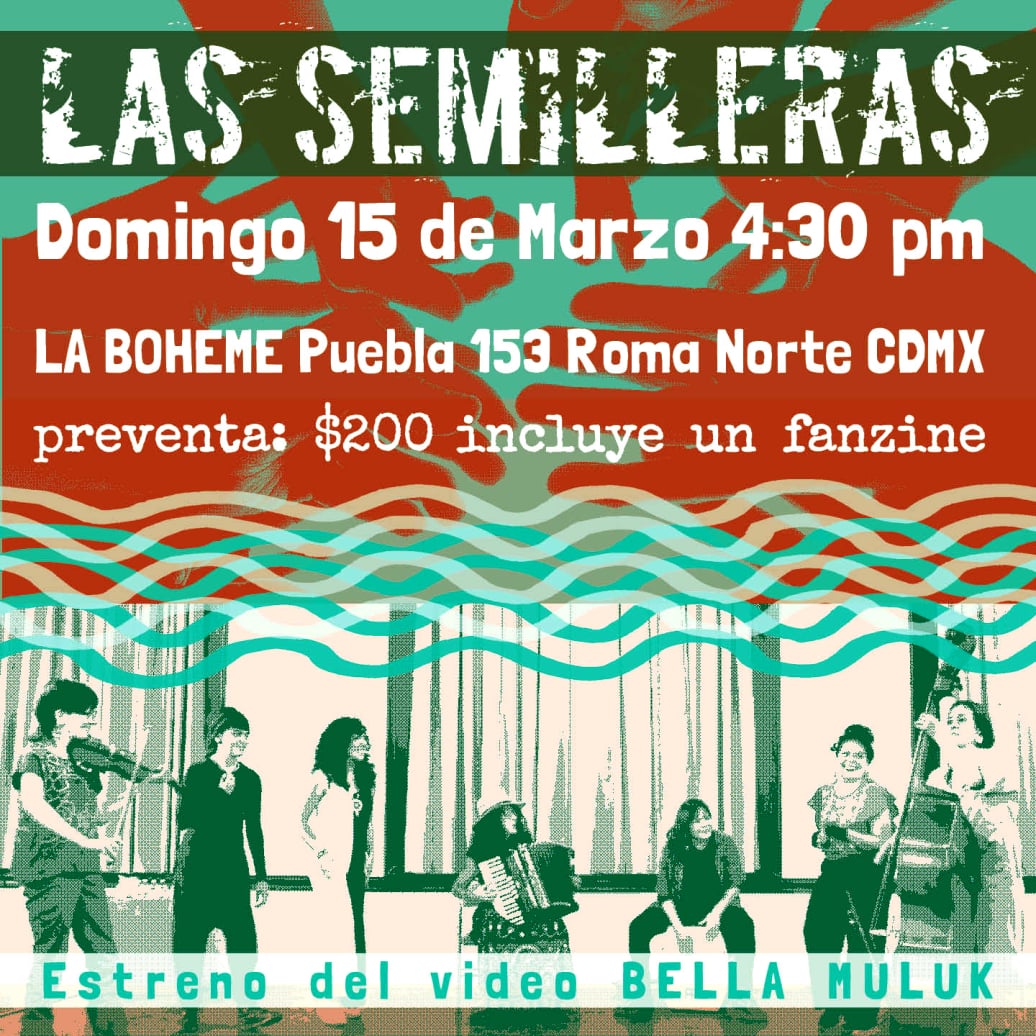 Semilleras concert flyer