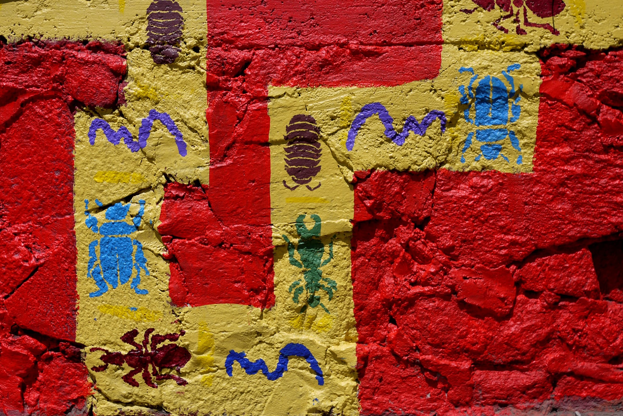 Ciudad Sembrada urban garden paintings by Emily C-D, Mexico City.