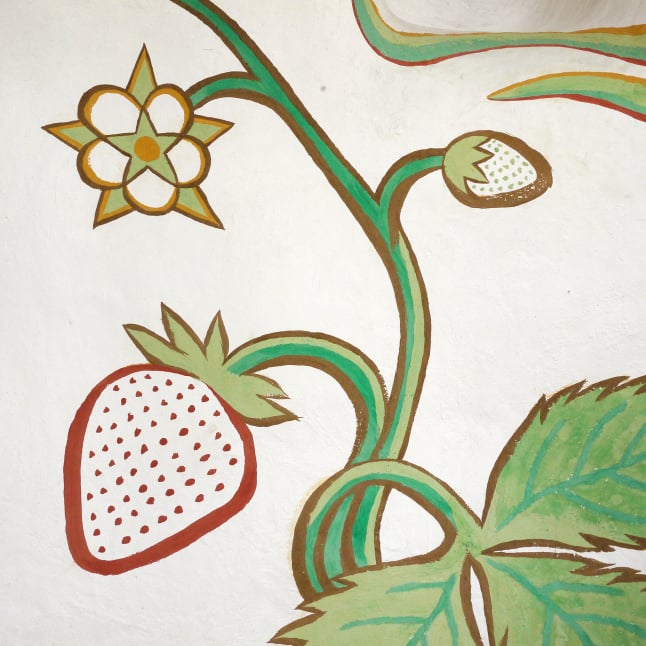 Huerto Tlatelolco urban garden paintings by Emily C-D, Mexico City, 2023.