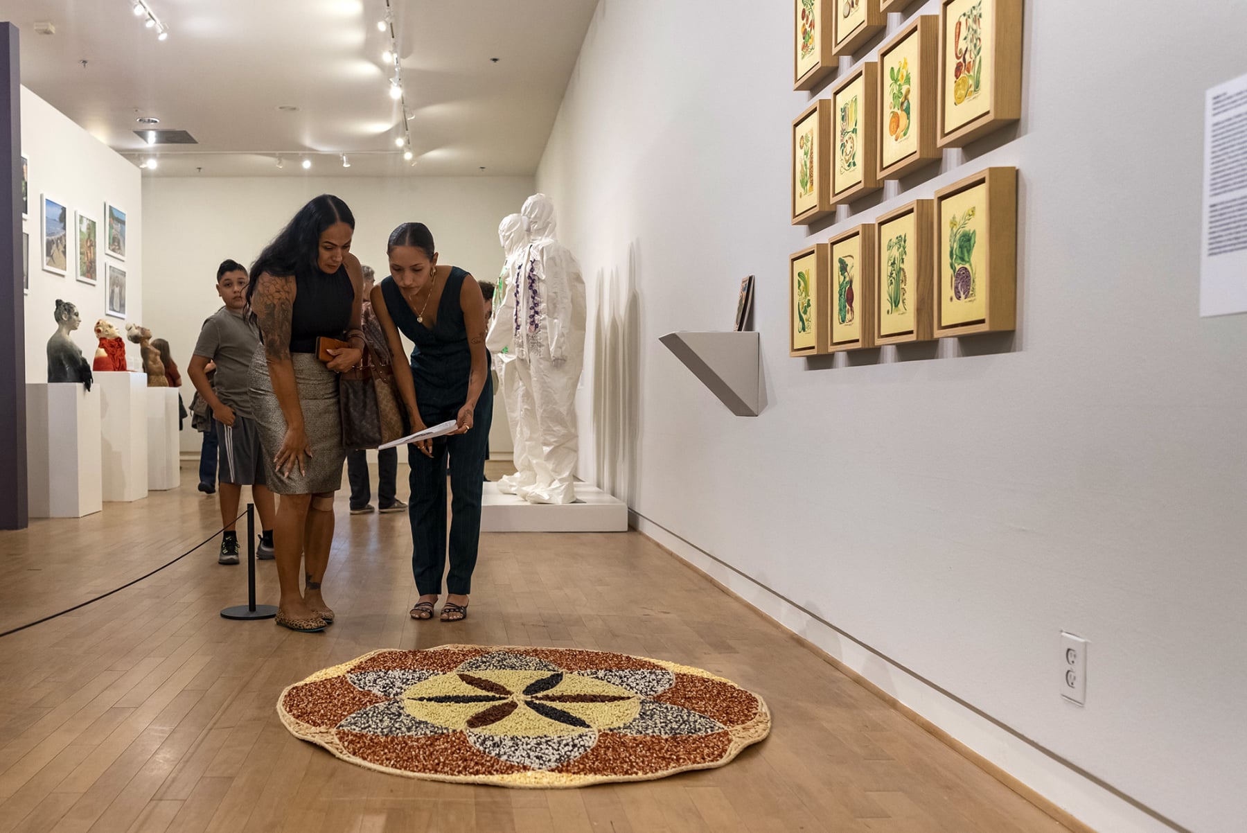 Seeds for Everyone installation by Emily C-D for the Land of Milk and Honey exhibition, MexiCali Biennial, 2022-23.