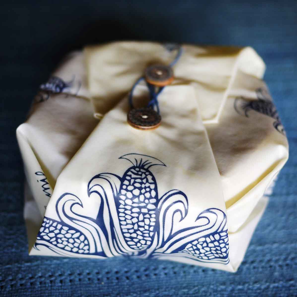 Beeswax tortilla wrapper for Apitela by Emily C-D 